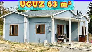 UCUZ ve Geniş 63 m² Prefabrik Ev Turu ve Fiyatı ☎️ 0536 348 12 57