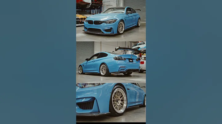 BMW F82 M4 Coupe on Apex ML-10RT Forged Wheels in Motorsport Gold