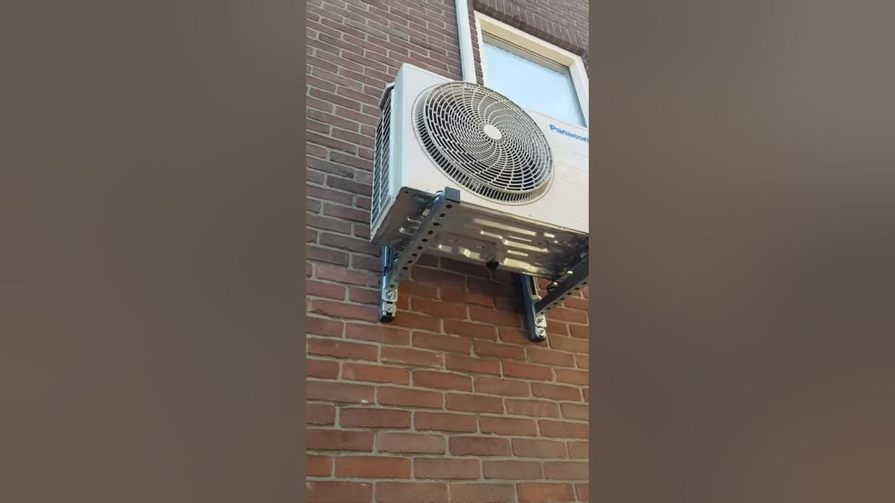 Buiten unit airco panasonic maakt lawaai - YouTube