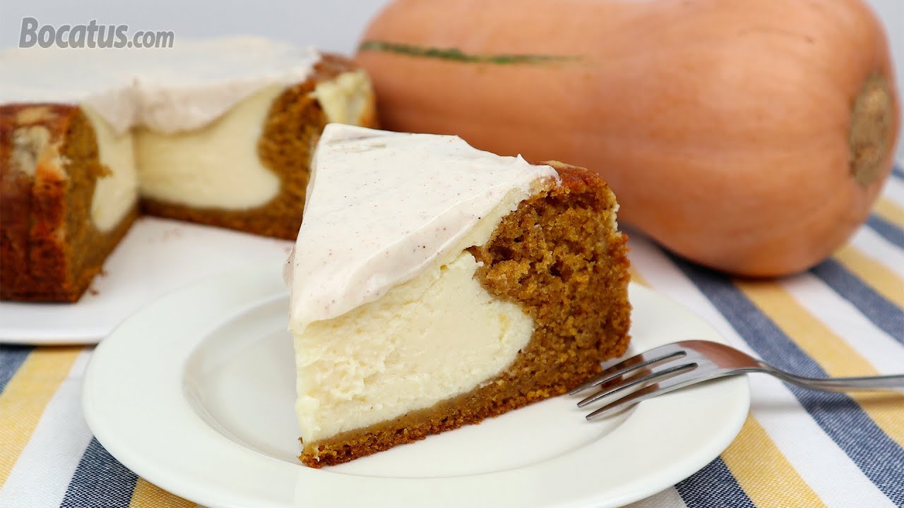 Tarta de Queso y Calabaza ¡sorprendente e irresistible!