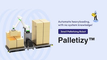 【Closer Robotics】Palletizy™ Compact Palletizing Robot with AutoLayout™