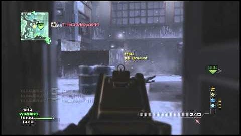 MW3-UMP 45 RAMPAGE!!!!!!!