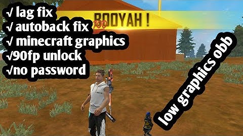free fire lag fix configuration for all device work and minecraft graphics obb