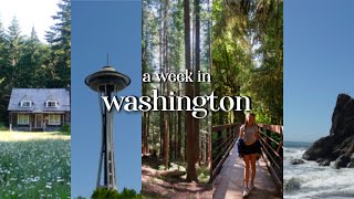 washington vlog | seattle, uw, hiking mount rainier, north cascades, & olympic
