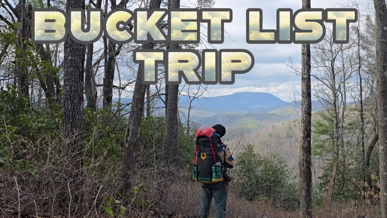 hiking ALONE for 7 days Foothills trail [trail vlog]