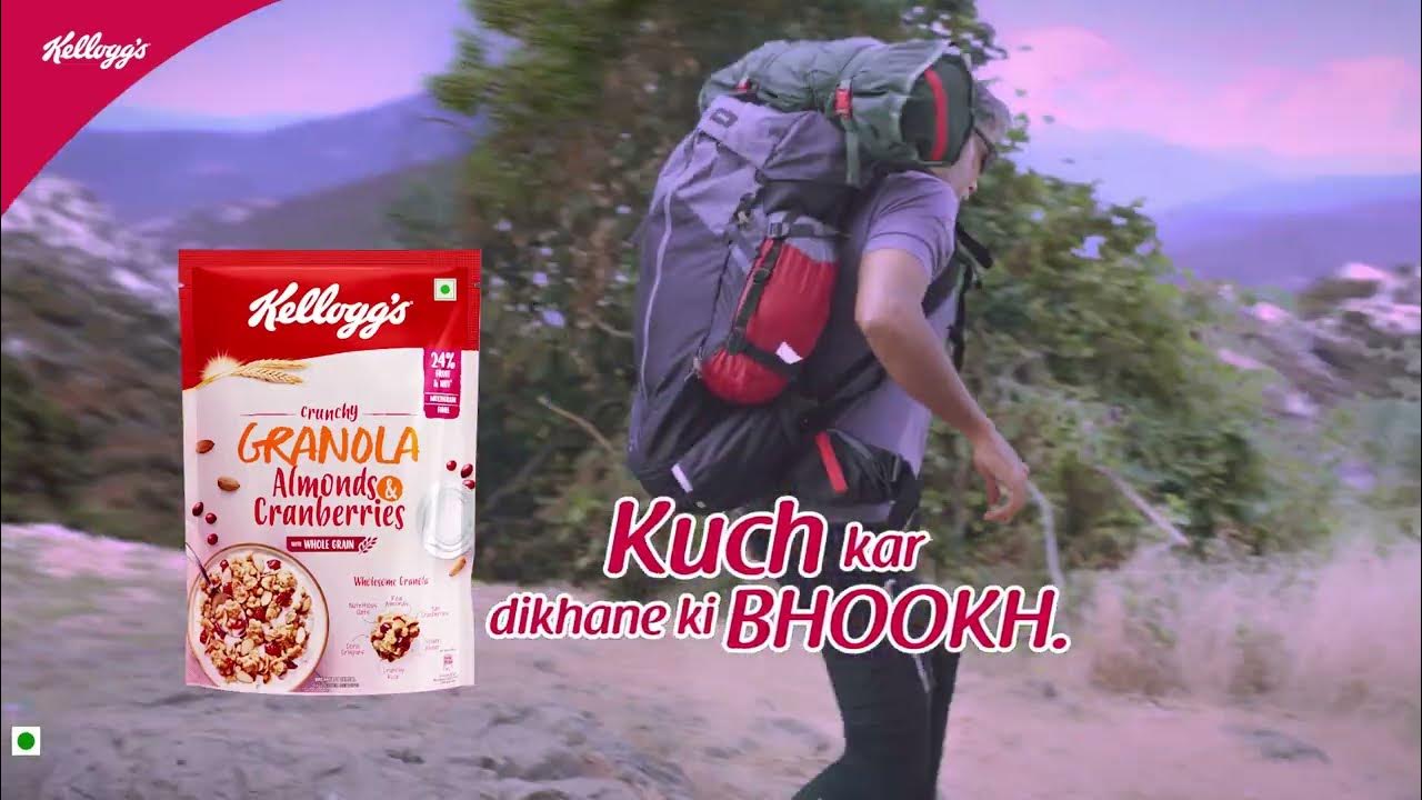 Kellogg's Granola x Milind Soman Hindi 10 sec YouTube