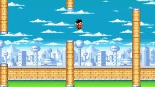 Flappy Goku = Flappy Bird + Dragon Ball gameplay 2014 screenshot 1