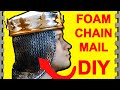 HOW TO MAKE Chain Mail Out of Foam (DIY)
