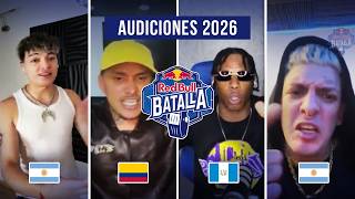 Audiciones Red Bull Batalla 2026 | CACHA, GHETTO, FILÓSOFO, KLAN, FACU HDR |