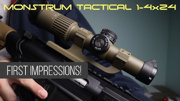 Monstrum Alpha Series 1-4x24 FFP Scope | First Impressions