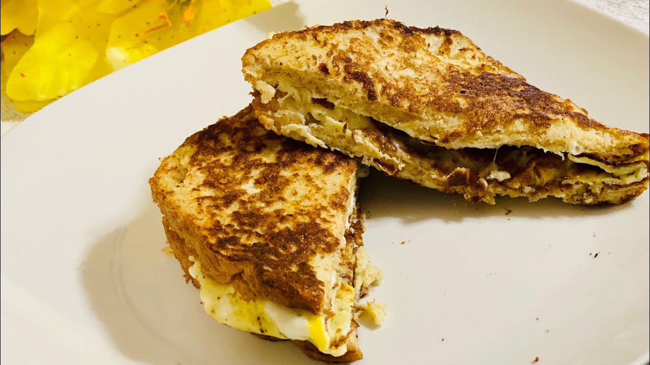 Viral Tiktok Egg Sandwich Easy Breakfast Sandwitch in Modern Way