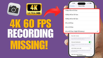 Fix iPhone 4K 60FPS Recording Missing After iOS 18 Update | Restore High Resolution Video Settings