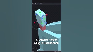 Slugterra Pieper Slug in Blockbench #slugterra #blockbench