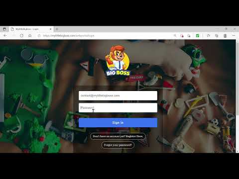 How to login to My Little Big Boss Web Portal