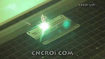 CNCROi.com: Laser Annealing Thin 4-Holed Stainless Steel Tag