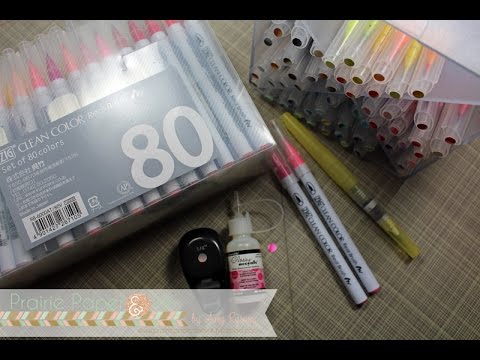 Zig Real Brush Markers Color Chart