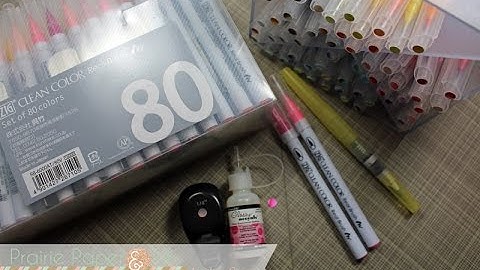 NEW 80 Set of Clean Color Real Brush Markers + How I Label & Store Them