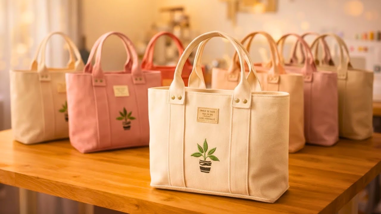 How to Make a Simple Tote Bag (No Zipper, Fully Lined)