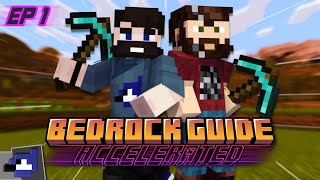 Fastest Way to DIAMOND GEAR in a NEW WORLD! | Bedrock Guide: Accelerated | Minecraft 1.20+ by BluJay | Minecraft 5,705 views 3 months ago 31 minutes