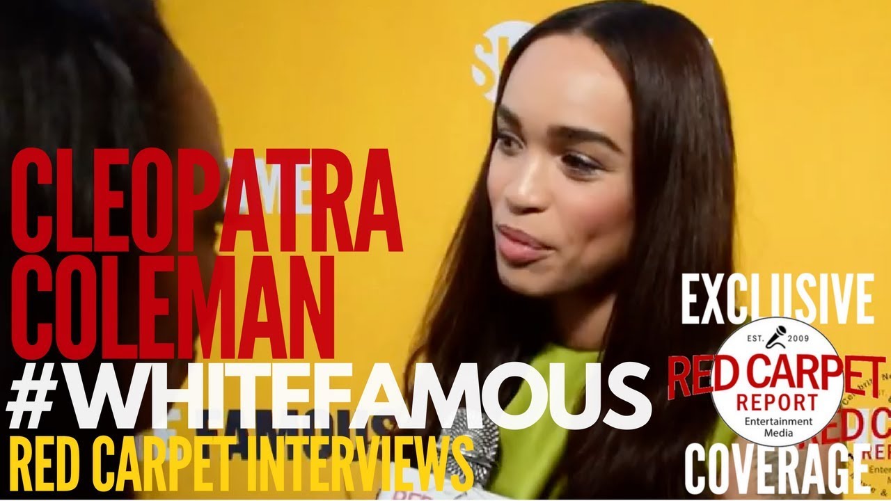 Cleopatra Coleman Interviewed About Showtime S New Series White Famous At Premiere Whitefamous Youtube