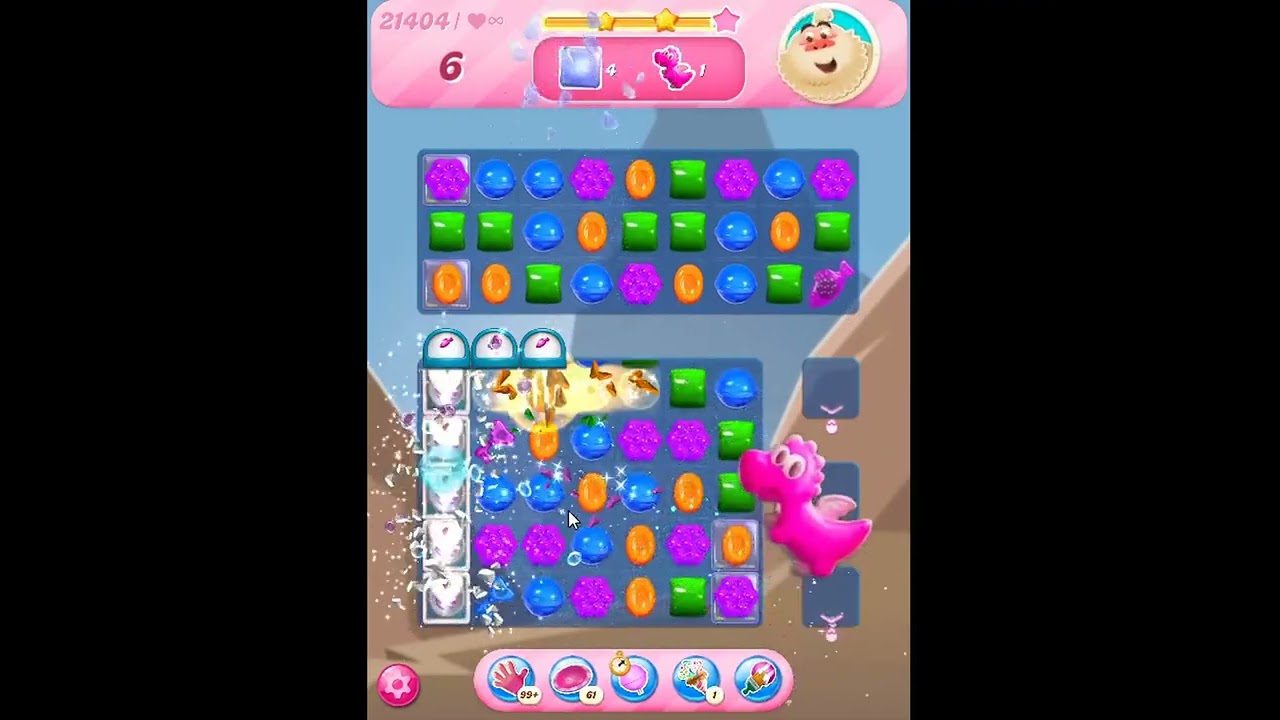 Candy Crush Saga Level 21404 - NO BOOSTERS | SKILLGAMING ✅