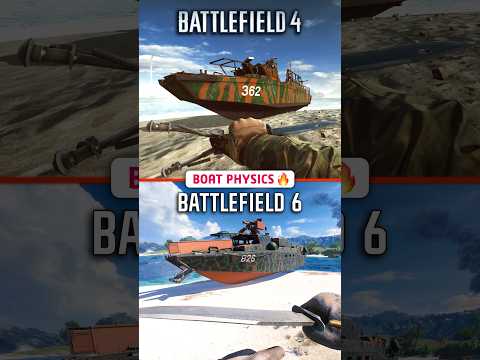 13 Years Later - BF6 VS BF4 Stuck Boat Mechanic (Comparison) 🔥 #battlefield6 #battlefield #bf6 #bf4