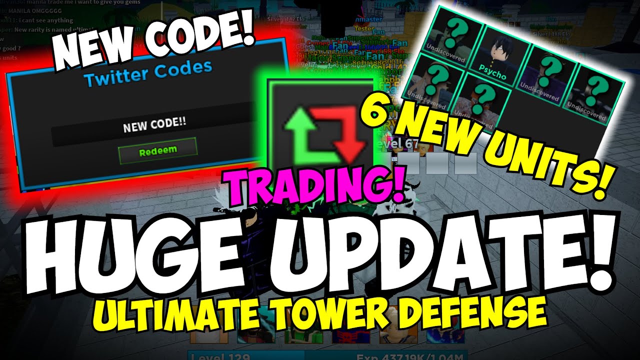NEW UPDATE CODES* [Trading] Ultimate Tower Defense ROBLOX
