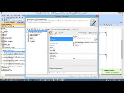 Export class diagram from EA to MagicDraw & check OCL contraints on a sequence diagram