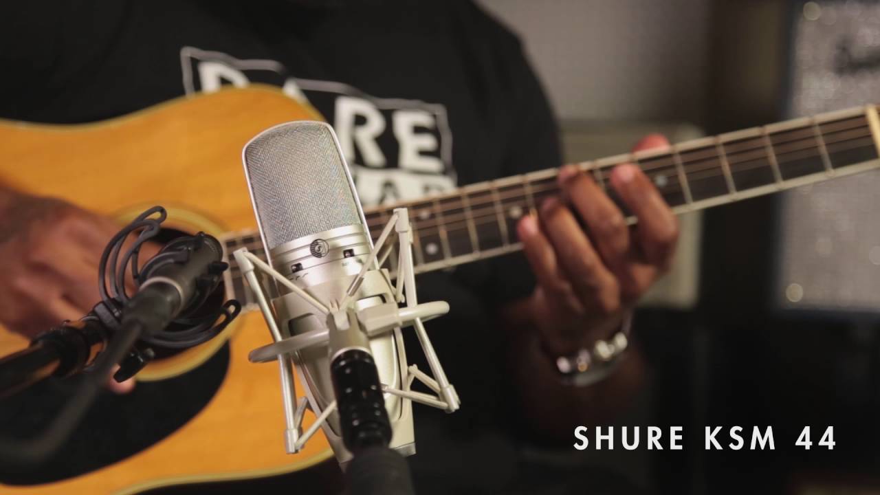 Shure KSM 44 Acoustic Guitar Mic Shootout YouTube