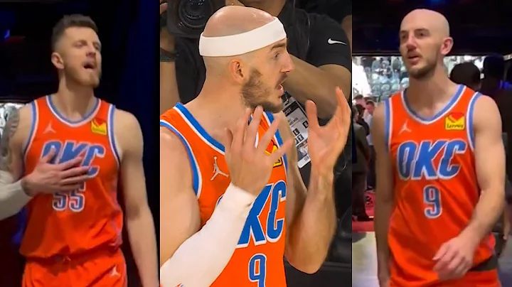 Alex Caruso and Hartenstein PISSED walking off after loss vs Spurs about refs calls