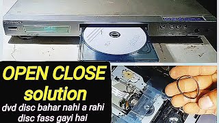 dvd disc open close solution.disc open nhi hoti dvd loader cleening.