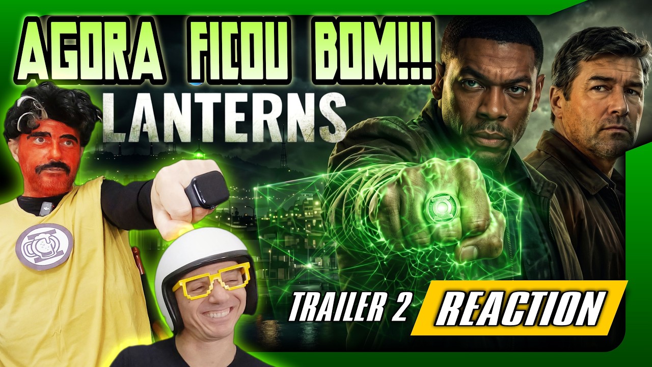 AGORA FICOU BOM!! TRAILER 2 DE LANTERNAS SALVOU A SÉRIE?! 🟢😱 #reaction #lanterns