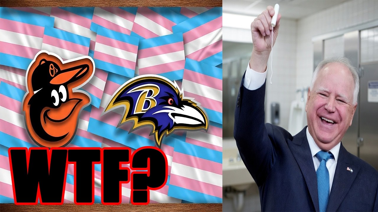 Baltimore Ravens and Orioles to be FORCED BY LAW to put TAMPONS in men's restrooms at stadiums!