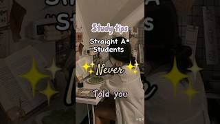 study tips straight A* students never told you #shorts #motivation #study#tips #asthetic #fyp #viral