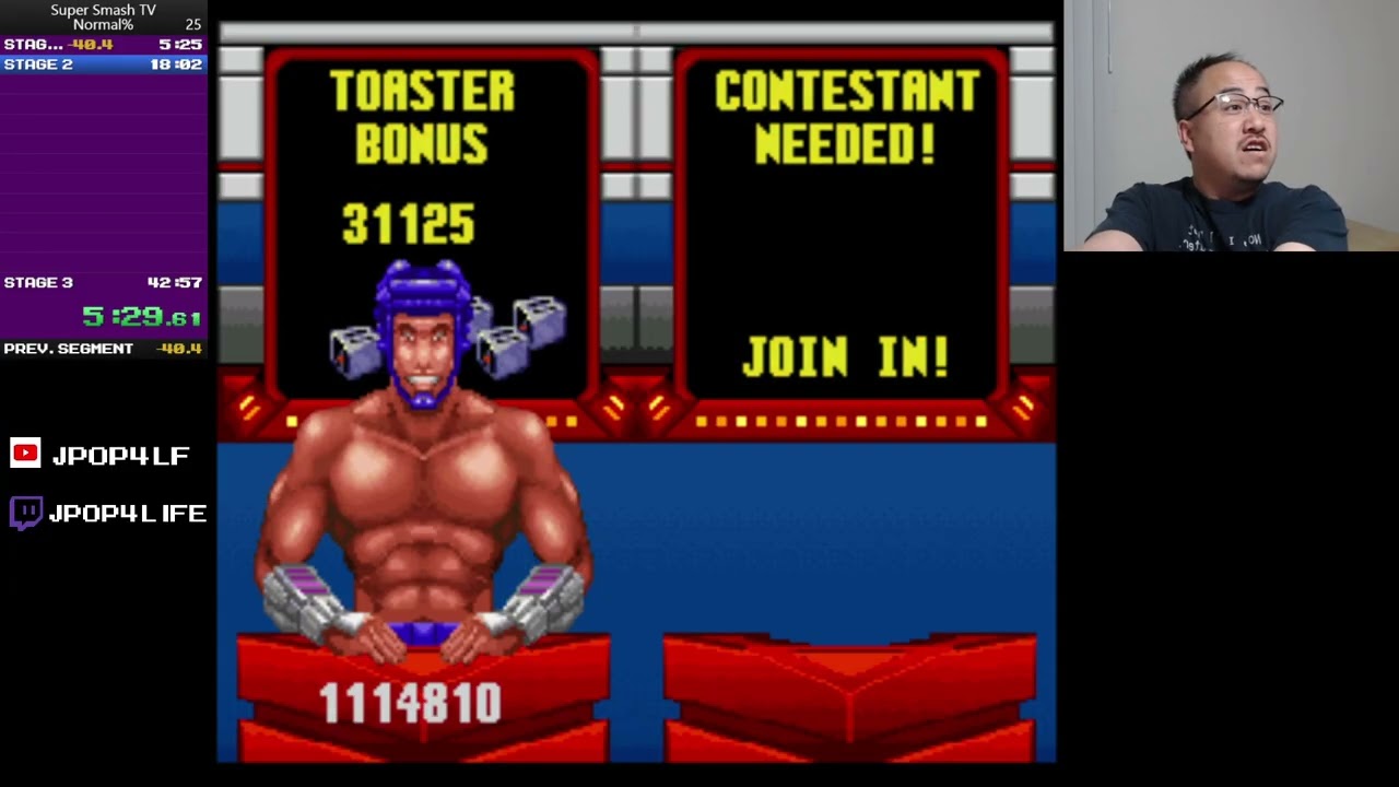 Speedruns - Super Smash TV (Normal%) 