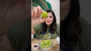 FIRST SOUR PLUMS OF THE SEASON 💚 #sourplums #gojesabz #jareng #erik #mei #ume #mukbang #asmr