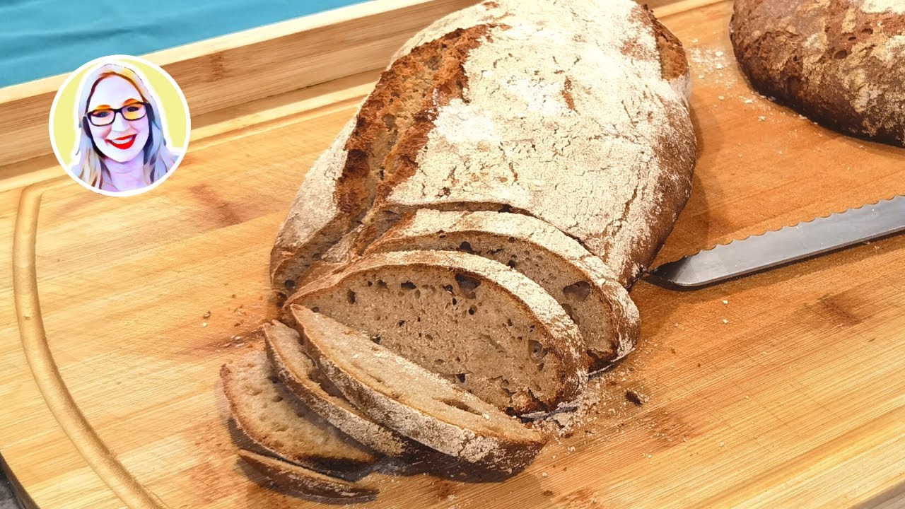 Meine Familie liebt es! Ur-Dinkelbrot mit Brühstück - ganz einfach Zuhause Brot backen