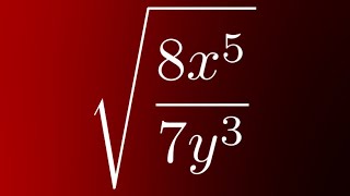 How to Rationalize the Denominator in a Square Root with Variables