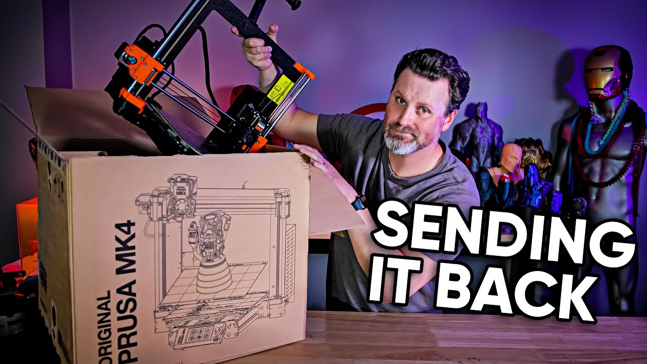 My Prusa MK4 3D Printer Issues - YouTube