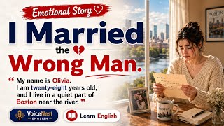 I Married the Wrong Man 💔 | Emotional English Story for Beginners | Learn English Through Stories