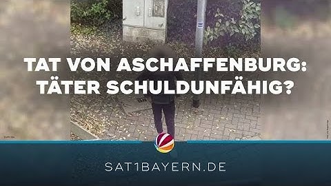 Tödlicher Messerangriff in Aschaffenburg: Täter wohl schuldunfähig
