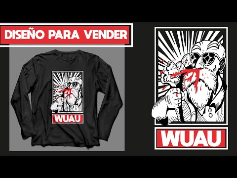 🔴  DRAW  IN ADOBE ILLUSTRATOR    / DEESING FOR T SHIRt / dragon ball