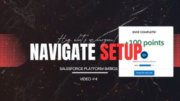 Navigate Setup: Salesforce Trailhead | Key Menus & Tools EXPLAINED  #trailhead #salesforce