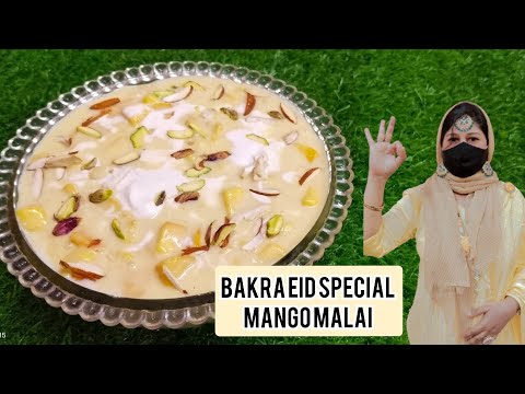 BAWARCHI STYLE MANGO MALAI I mango malai recipe I mango Mala