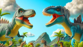 Dinosaurus Jurassic world dominion: T-Rex, Godzilla, Shimo, kingkong, indoraptor, Mosasaurus