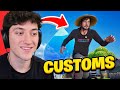 🔴 LIVE - Fortnite Customs (1 Kill = $1 to TeamWater)