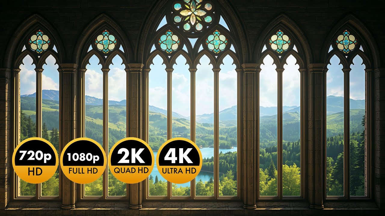 Is This The Most Beautiful Cathedral Window View Ever? | Fake Window ...