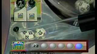 Super Lotto Draw 725 09232016