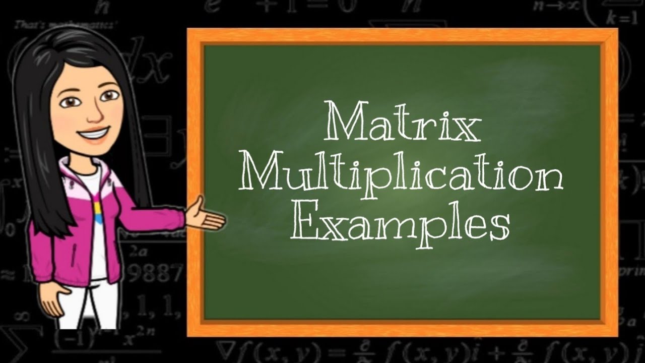 Matrix Multiplication - YouTube