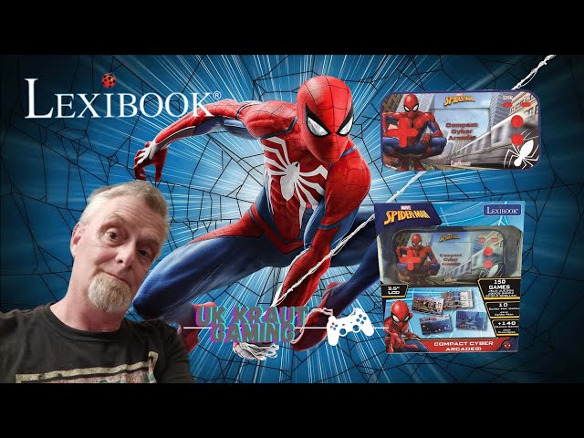 Lexibook Spider - Man Compact Cyber Arcade Unboxing & Play On